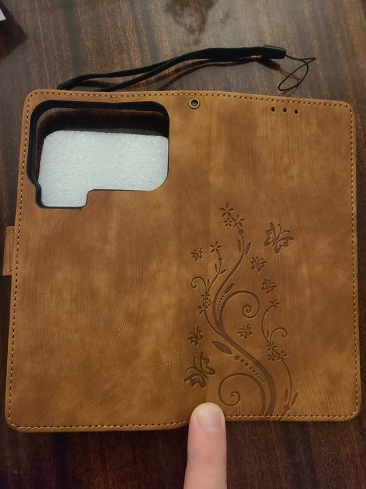 Сгъваем кейс/флип калъф за Xiaomi 17 Pro Max имитация на кожа