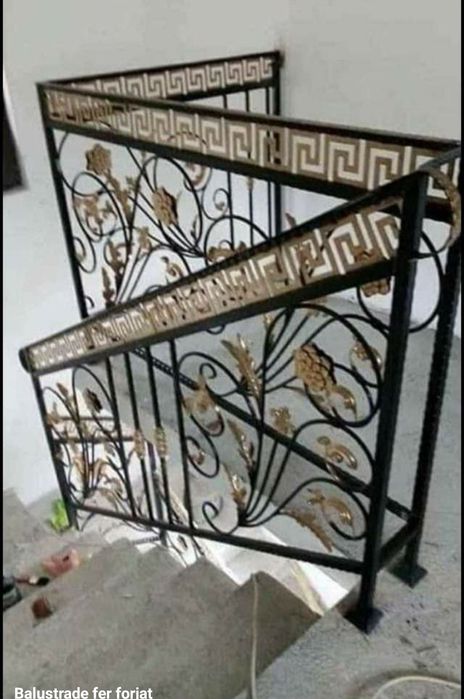 Balustrada din fier forjat