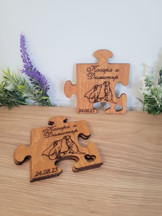 Сватбени подаръчета.Магнитчета и подложки за чаши. Подаръци за гости.