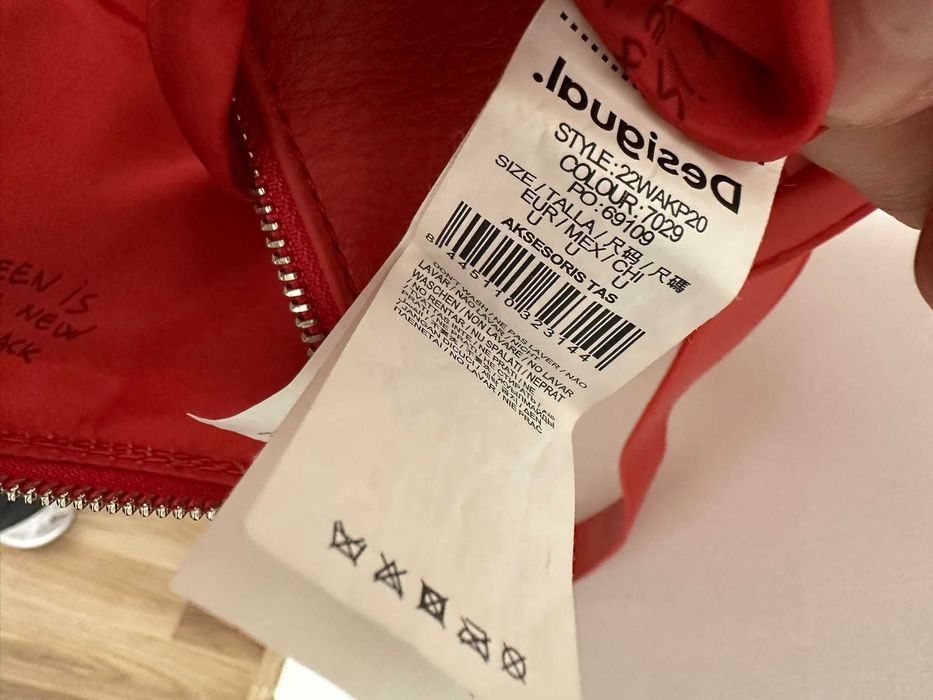 Ghiozdan Rucsac Ghiozdanel Desigual 22WAKP20 Rosu ca NOU