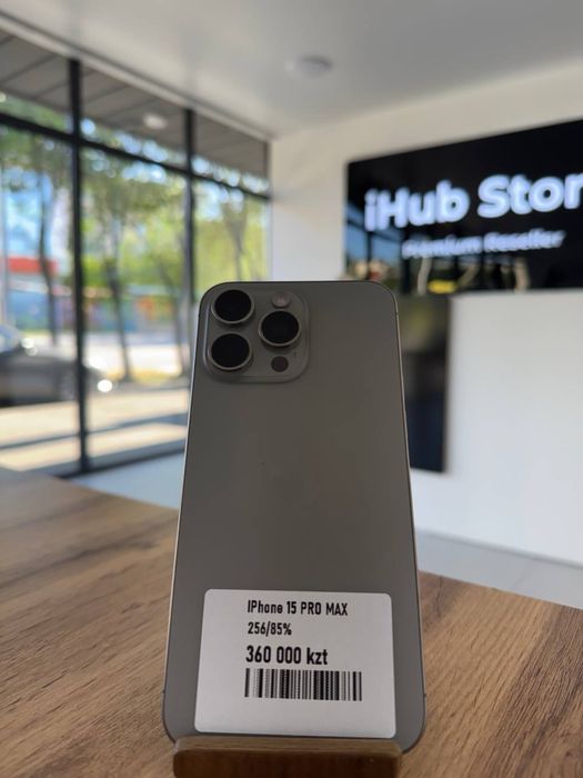 iPhone 15 ProMax•256GB/85%ТабиғиТитан Айфон 15 ProMax•256гб/85%