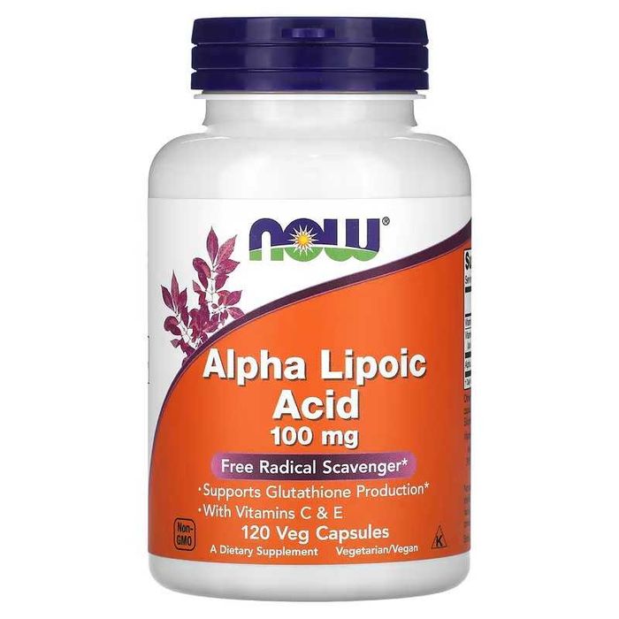 NOW Foods NOW Alpha Lipoic Acid альфа-липоевая кислота алфа alfa
