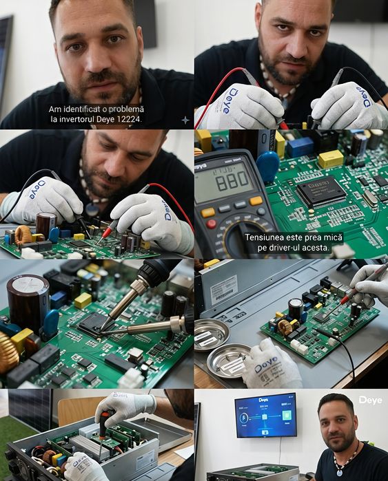 Reparați electronice.