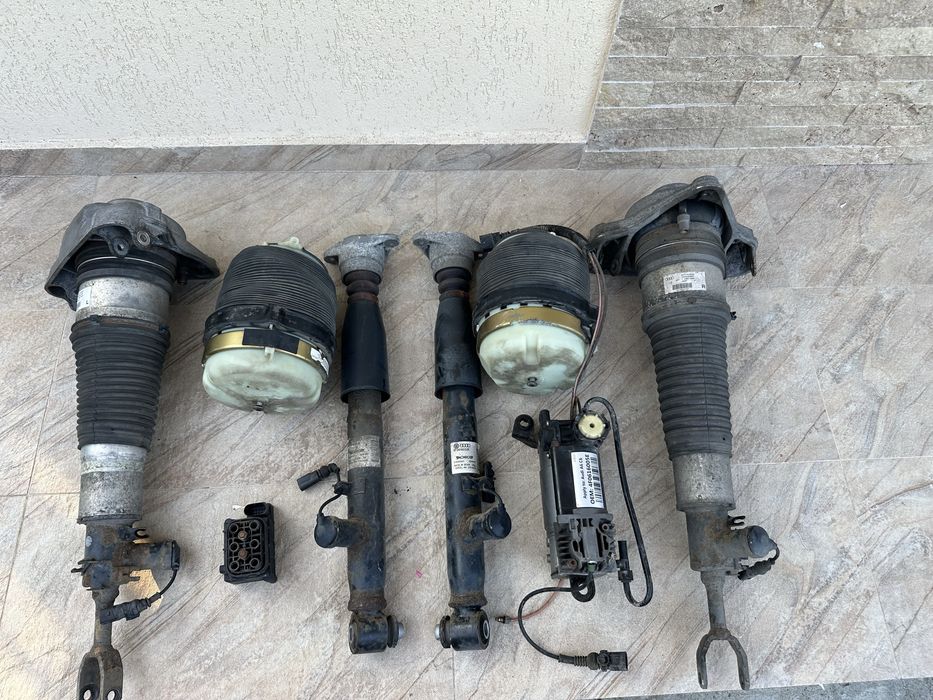 Amortizor fata-spate  cu perna aer Audi A6C6 , compresor perne , bloc valve