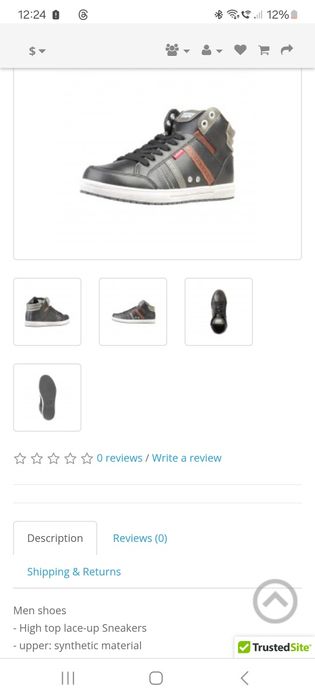 Sneakers /Adidasi Levis 224180 1794 59 NERO 43/44