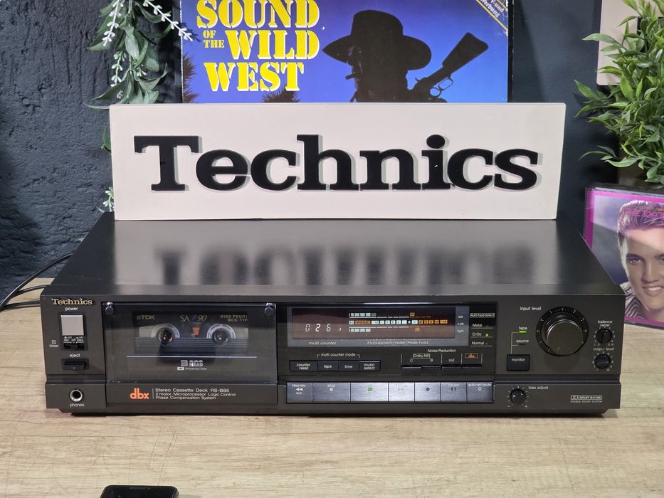 Casetofon deck TECHNICS RS-B85, 3 head, DBX cap amorphous head AX, made in Japan