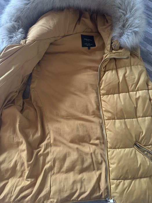 Жълт Елек с качулка ZARA