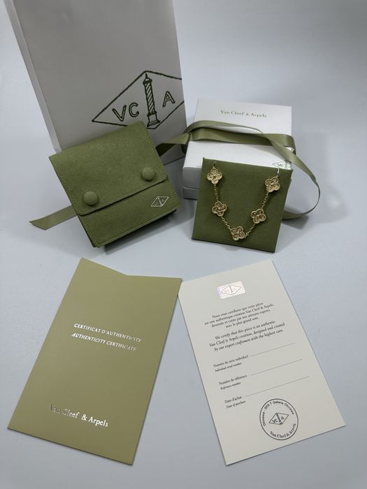 Brățară Van Cleef & Arpels 5 motifs Gold 750 Frozen