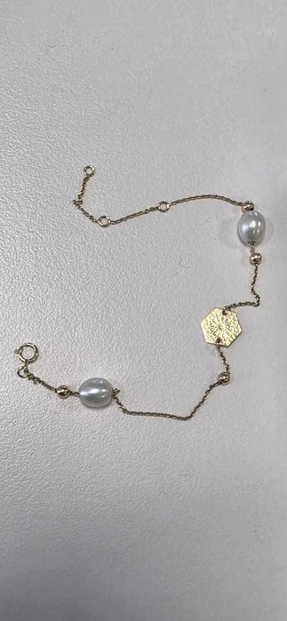 Bratara cu perle veritabile de cultura IONA DESERT WIND, Aur 14k
