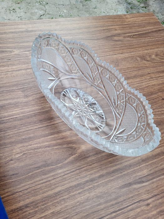 Хрустальная ваза советссого времени