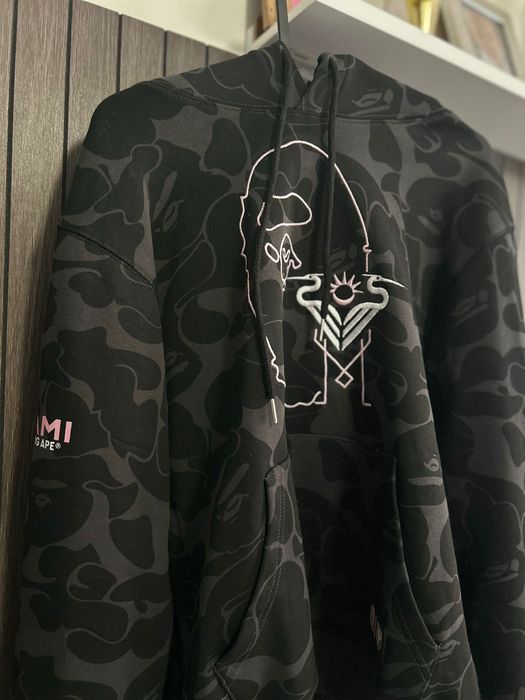 BAPE Камуфлажен Суичър Черен