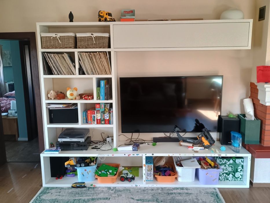 Bibliotecă living mare – 275 cm – stare bună