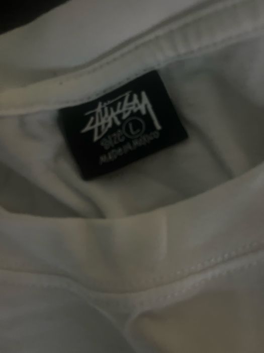 Tricou stussy alb