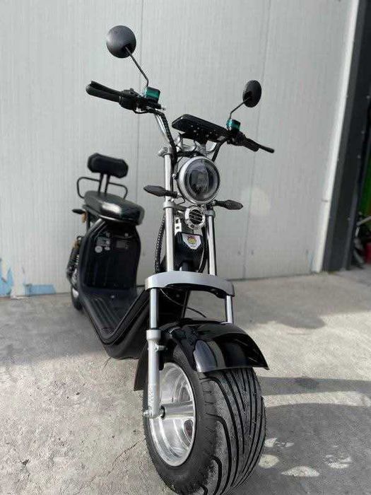 Scuter electric/Scooter Harley red flame