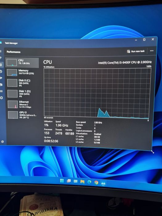 Calculator PC Gaming i5 9400f/16gbddr4/GTX1060