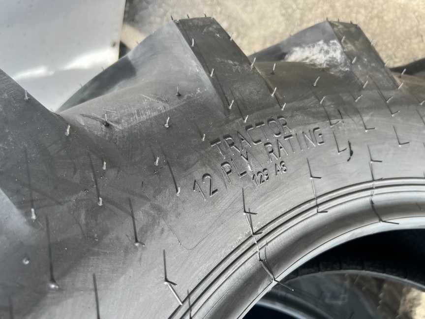 Cauciucuri ranforsate 12.4-24 noi 12 pliuri pt tractor marca ALLIANCE