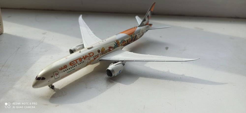 B787-9 металлическая модель самолёта