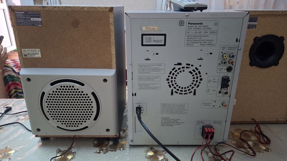Panasonic sentr holat zur  radio Aux bor