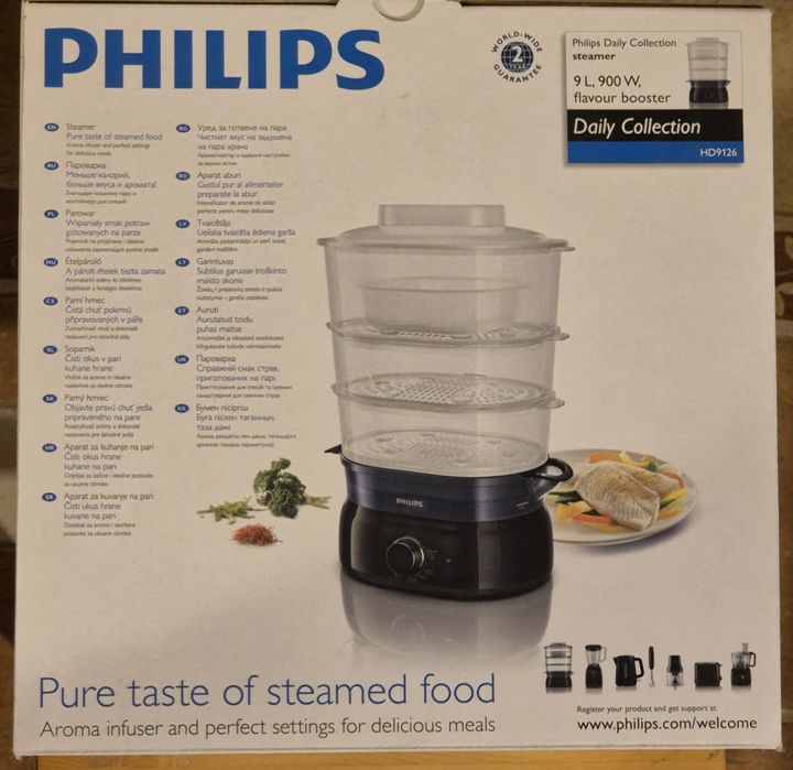 Aparat de gătit la aburi Philips