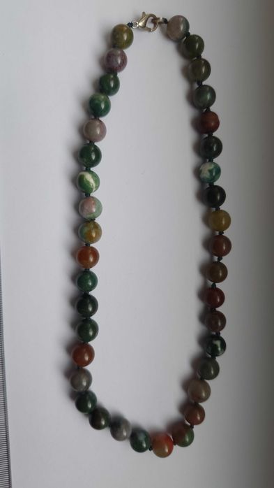 Бусы из натурального камня ЯШМА