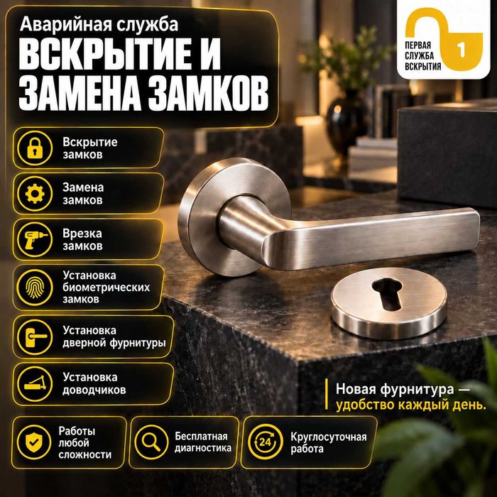Вскрыть квартиру_замена замков_врезка_ремонт_монтаж электронного замка