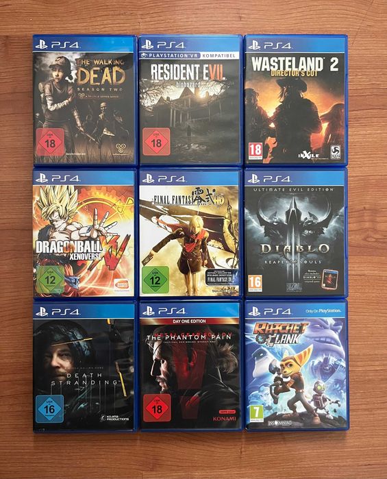 (PS4)Playstation 4 игри – Resident Evil, Diablo, Final Fantasy.