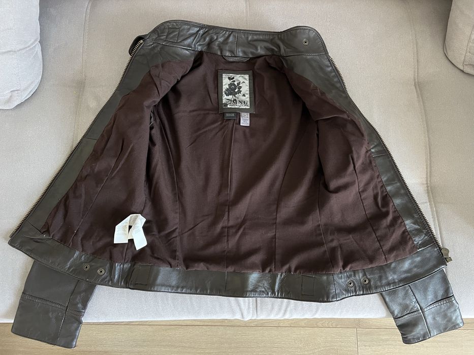 Новая кожаная куртка “MNG”