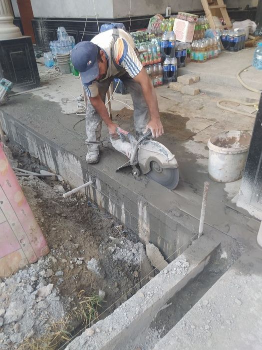 Beton qassob, тешиш хизмати