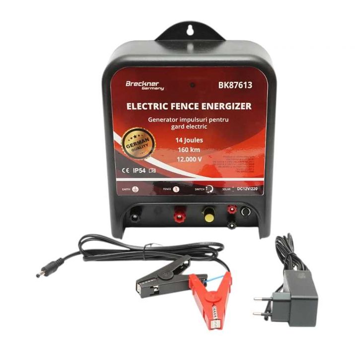 Aparat gard electric 14 Jouli cu Panou solar fotovoltaic si Acumulator