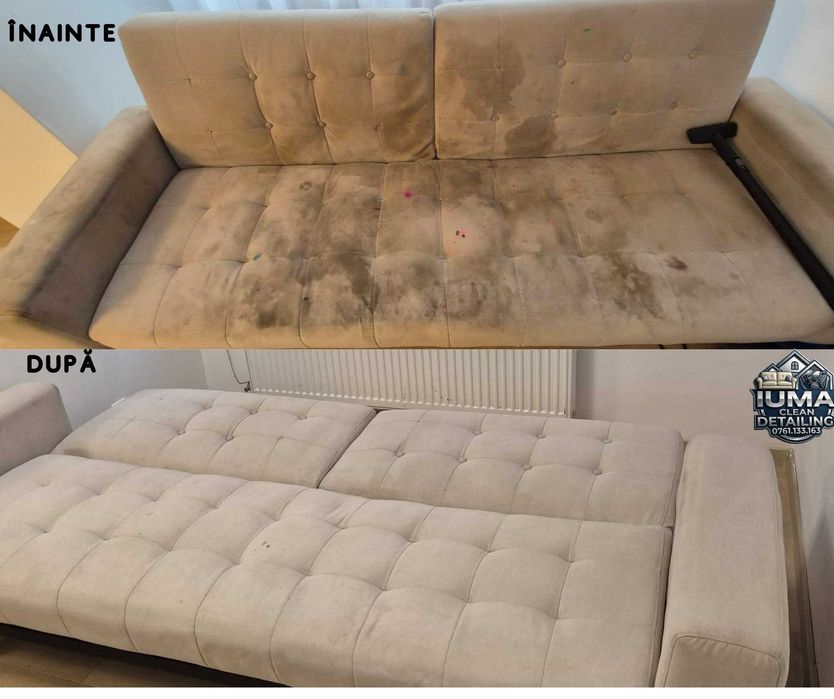 Curatare Profesionala Tapiterii Canapele,Saltele, Scaune Auto, Mochete, Fotolii și Covoare la domiciliu - Programare rapidă -  Ozonificare Gratuita!