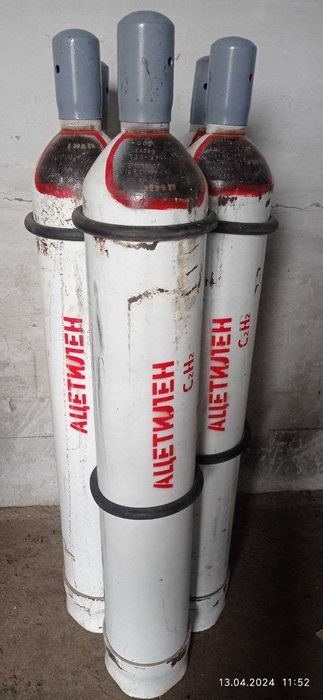 Ацетилен высокой чистоты марка Б (99,1%) для лабораторных целей