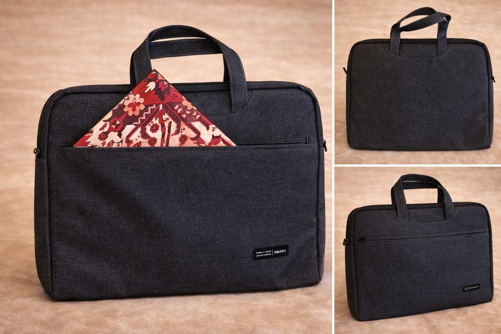 geanta laptop – 31 × 38 cm, noua, compartimentata