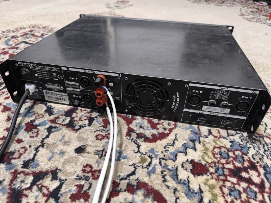 Продам мощный усилитель PHONIC MAX 1500 Эстрадный