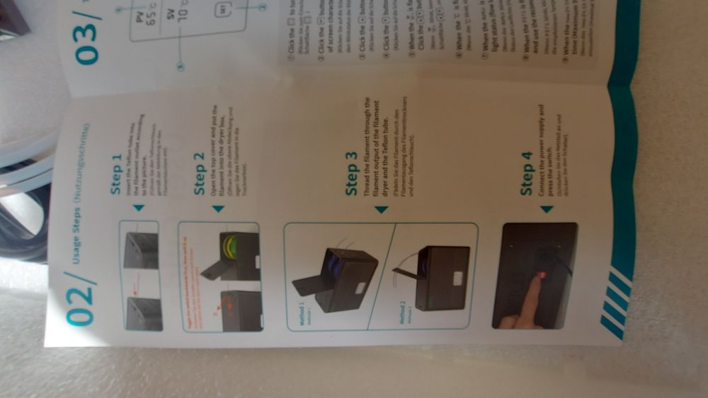 Uscator filament imprimanta 3D Pla PetG