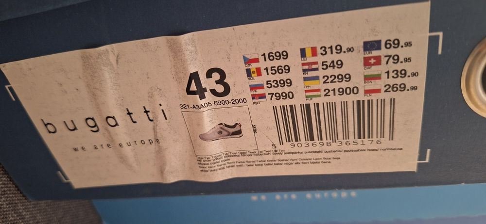 Мъжки маратонки Bugatti 43 и 44 номер