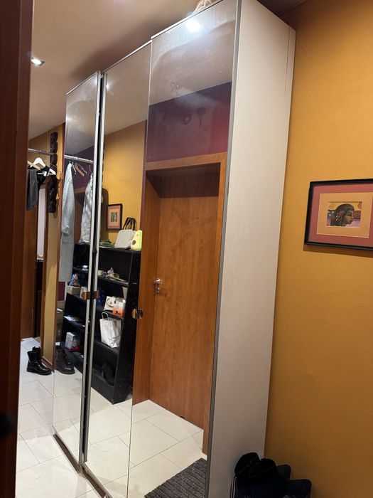 Гардероб с огледало икеа 236х150