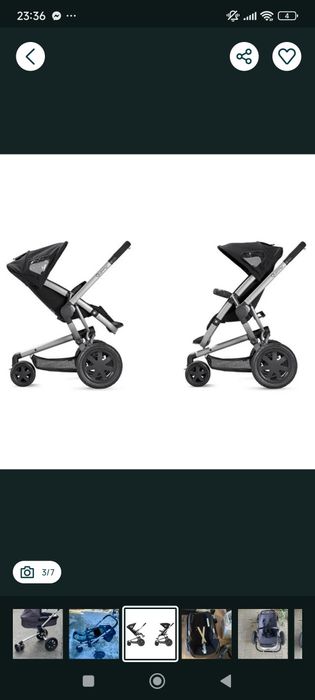 Cărucior quinny buzz 3 în 1