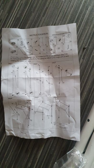 Pergola flexibila,rulou. Noua