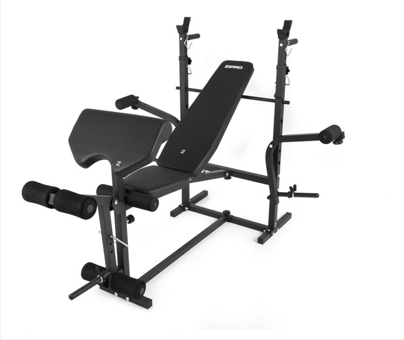 Фитнес лежанка Zipro Ripped + тежести