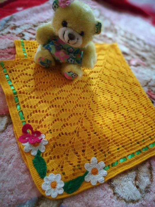 Плед для малыша ручная работа