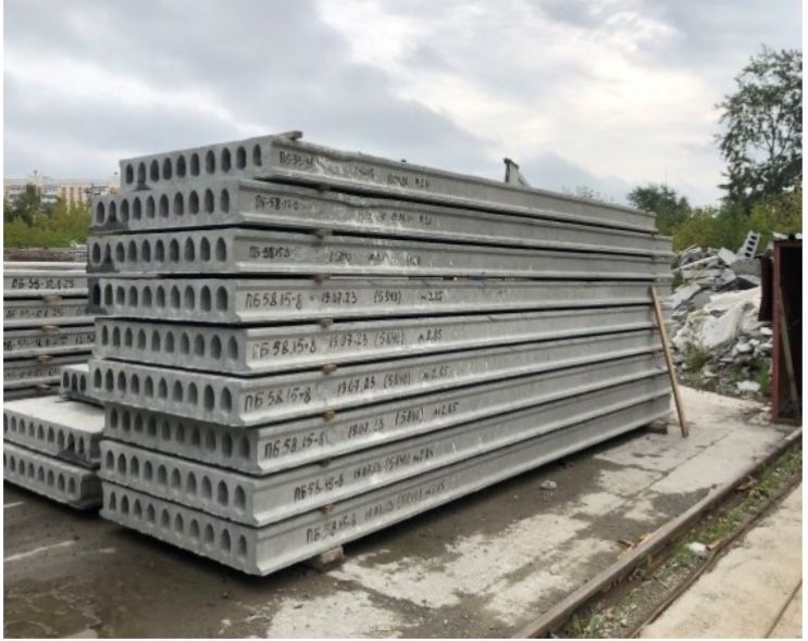 Плиты перекрыты на заказ