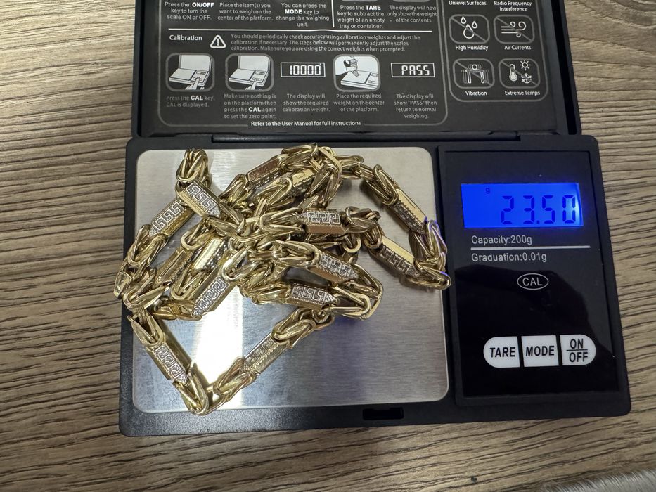 Lant si Bratara de aur din 14k