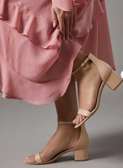 COAST Сандали Thelma с каишка за глезена и среден ток