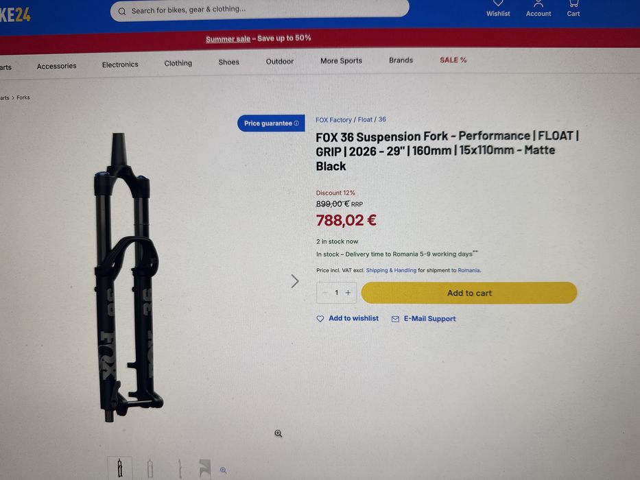 FOX 36 Performance 160mm