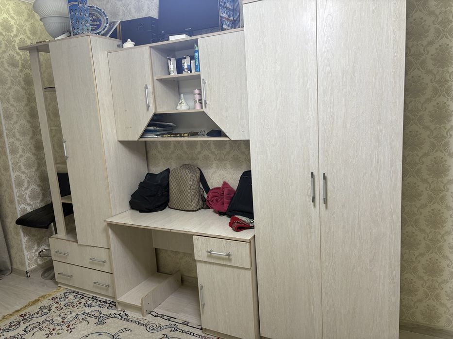 Детский шкаф-пенал со столом