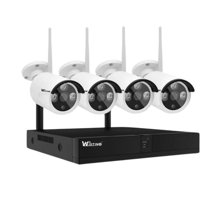 Sistem de Supraveghere Profesional CCTV 4 Canale 6MP Wireless NVR