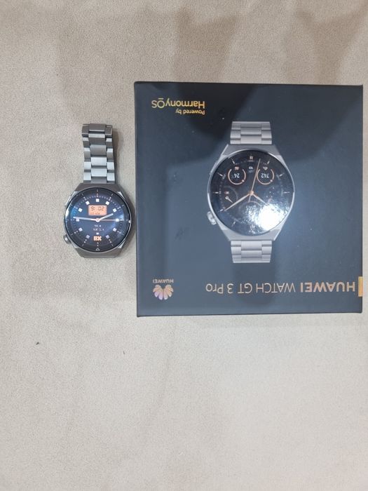 Смарт часовник Huawei GT3 pro titanium 46 mm