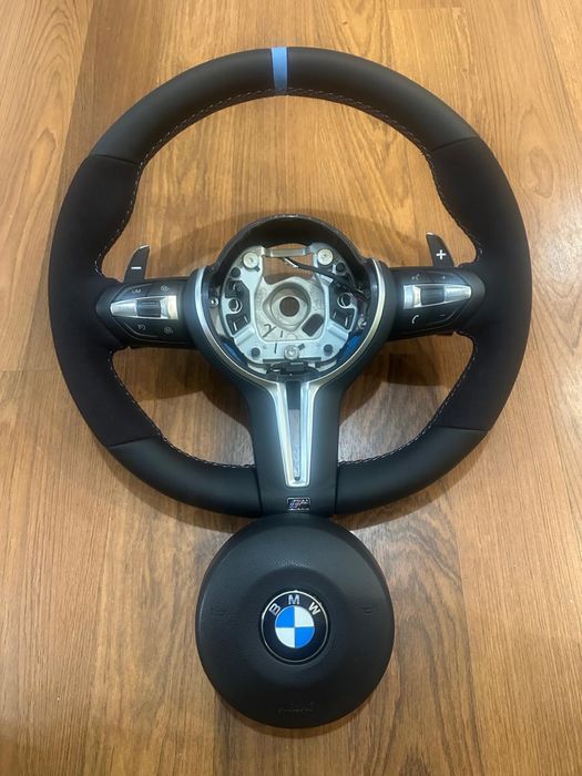 Volan M sport alcantara pentru BMW F30, F31, F34, F20