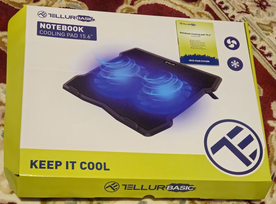 Vând cooler nou Tellur basic,pad 15.6''