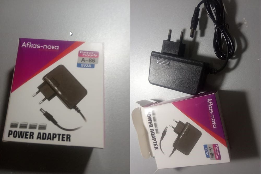 адаптер, зарядка, блок питания на 5 вольт (5v).